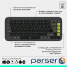 Комплект (клавіатура, миша) бездротовий Logitech Pop Icon Combo Graphite (920-013156)