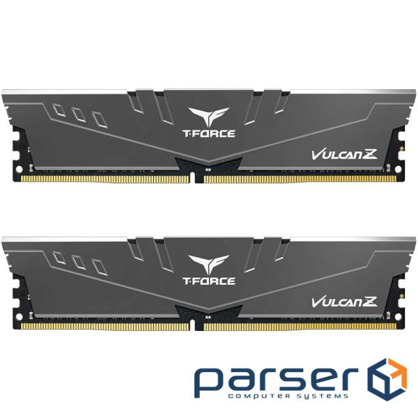 Модуль пам'яті TEAM Vulcan Z Gray DDR4 3000MHz 16GB Kit 2x8GB XMP (TLZGD416G3000HC16CDC01)