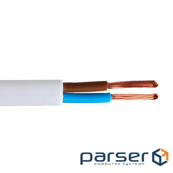 Кабель Одескабель ШВВПн 2х0,5 білій, бухта 100м (8201 100м )