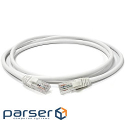 Патч-корд U/UTP, 2м, кат. 6a, 26AWG, білий, LSZH (LW-PC0001-C6A-200WH)