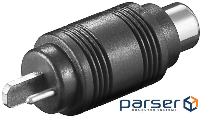 Audio adapter RCA-Speaker, F/M adapter direct, black (75.01.1693-1)