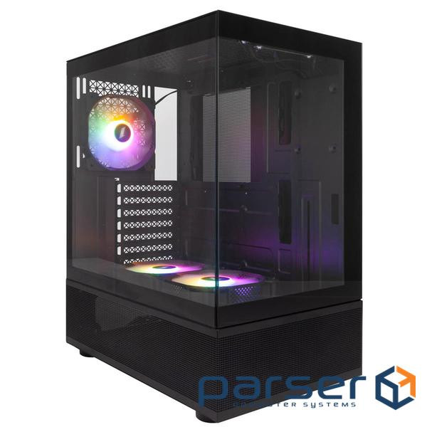 Корпус 1STPLAYER Miku Mi7-A 1F7 Black (Mi7-A-BK-2F7R-1F7)