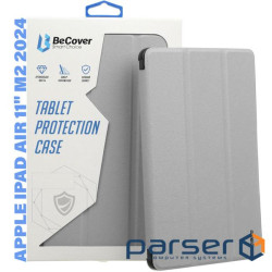 Чохол до планшета BeCover Soft Edge Apple iPad Air 11" M2/M3 (2024/2025) Gray (711428)