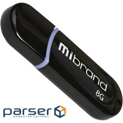 Flash drive MIBRAND Panther 8GB Black (MI2.0/PA8P2B)