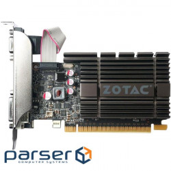 Video card MSI GeForce GT1030 2048Mb AERO ITX OC (GT 1030 AERO ITX 2G OC) PCI-Express x16 3.0, 2 ГБ, GDDR5, 64 Bit, Base - 1265 MHz, Boost - 1518 MHz, 1 x HDMI, 1 x DVI, 30 Вт ZOTAC GeForce GT710 2048Mb ZONE Edition (ZT-71307-20L)