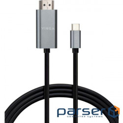 Cable VINGA USB-C - HDMI v1.4 1.5m Black (VCPVCCH1415)