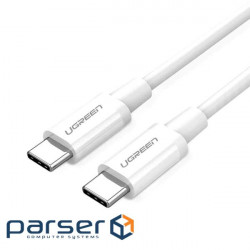 Дата кабель USB-C to USB-C 1.5m US264 18W ABS Cover White Ugreen (60519)