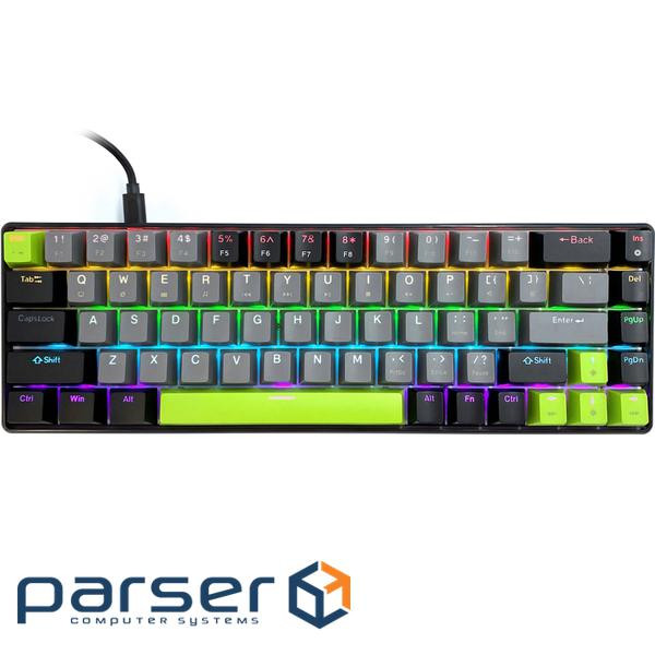 Клавіатура ігрова механічна Media-Tech MT1260 RED CORE MX60, Anti-Ghosting, 68кл, PC/Mac