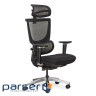 Офісне крісло Mealux S8 Air Fabric Black (HF-S8P F/B)