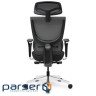 Офісне крісло Mealux S8 Air Fabric Black (HF-S8P F/B)