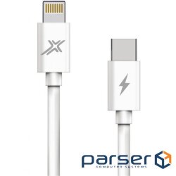 Date cable USB TypeC to Lightning Grand-X (CL-07)