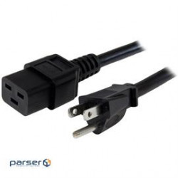 StarTech Cable PXT515C19146 6feet 14 AWG Computer Power Cord NEMA 5-15P to C19 Retail