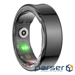 Смарт-кільце XO Smart Ring RS01 розмір 10 (19,8mm), 18 mAh, Bluetooth, Чорний, (XO SmartRing RS01 B)