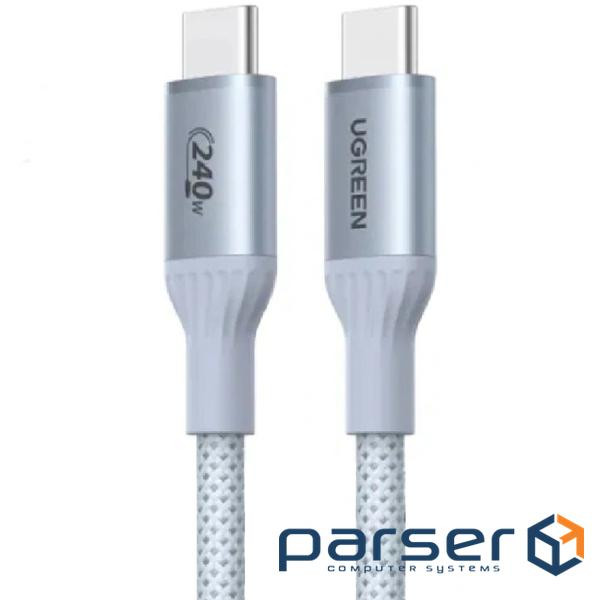 Кабель USB 3.1 Type-C M-M, 1 м, 240W （5A）синій, L534 UGREEN (75731)