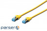Патч корд Digitus SF-UTP, CAT 5e, 5м, AWG 26/ 7, желтый (DK-1531-050/Y)