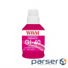Чорнило WWM Canon GI-40 для G5040/G6040 190г Magenta (KeyLock) (G40M)