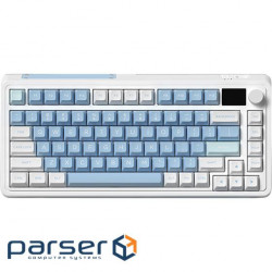 Клавіатура бездротова FL ESPORTS CMK75 FLCMMK Ice Pink Switch Lake Placid Blue (CMK75-7550)