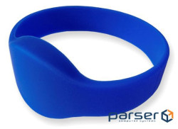 Безконтактний браслет ID Em-Marine 125 КГц (TK4100) &Oslash,54 силіконовий колір синій (YT33375) (YT33375)