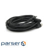 Дата кабель USB 2.0 AM/AF 10.0m ferrite black Voltronic (YT-AM/AF-10BL) (YT-AM / AF-10BL)