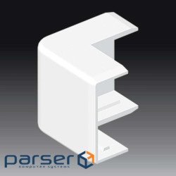 External corner for LHD 50x20, LHD 50x20/1, LHD 50x20/2, Series LH, PVC (8996_HB)