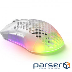 Game mouse STEELSERIES Aerox 3 Wireless Ghost (62610) (SS62610)