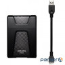 Portable Hard Disk ADATA HD650 1TB USB3.1 Black (AHD650-1TU31-CBK)