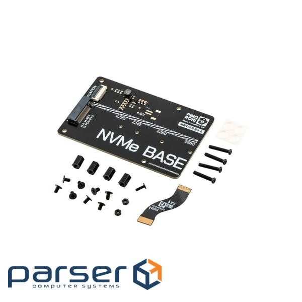 Плата розширення для Мікро ПК Pimoroni Плата розширення NVMe Base для Raspberry Pi 5 (PIM699)