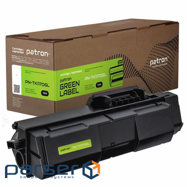 Тонер-картридж Patron KYOCERA TK-1170 GREEN Label (PN-TK1170GL)