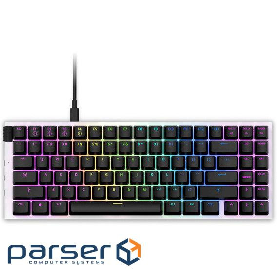 Дротова клавіатура NZXT Compact(ANSI) - White, Gateron Red Switches, US EN Layout (KB-175US-WR)