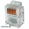 Конектор ESERVER RJ12 6P4С, уп. 100шт (WT-6001D)