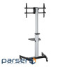 Презентаційна стійка підлоговаKIVI Cart-4446TW, 3 7"-86", до 50 кг, VESA від 200x200 до 600x400 KIV 600x400 KIV
