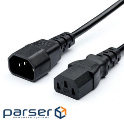 Шнур живлення С13-C14 1.8 м 1.5 мм 2 Kingda PC6063-1.8m