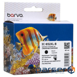 Картридж Barva HP 932XL (CN053AE/CN057AE) 1000 c, Black (IC-932XL-B)