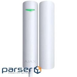 Дротовий датчик відкриття, удару та нахилу AJAX DoorProtect G3 Fibra white (30229)