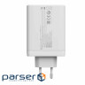 Зарядний пристрій Canyon CU140ACC GaN 150W 3xPD 1xQC EU White (CNS-CUW140ACC)