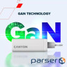 Зарядний пристрій Canyon CU140ACC GaN 150W 3xPD 1xQC EU White (CNS-CUW140ACC)