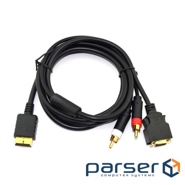 D-відео D-образний AV-кабель для Sony PlayStation PS2 / PS3 (CP2015) Sony PlayStation PS2 / PS3 (CP2015)