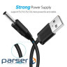 Кабель живлення USB to DC 3.5mm 5V 1.0m black Ugreen (10376)