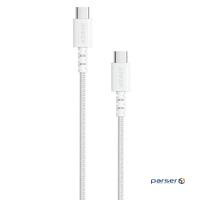 Date cable Anker USB Type-C to Type-C 0.9m PowerLine Select+ White (A8032H21)
