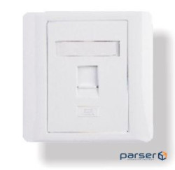 Рамка облицювальна на один пір т, шторка, 86х86 KD-FP05