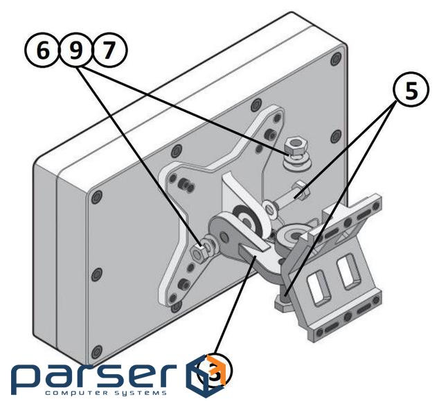 Настінний кронштейн кріплення датчиків SR Magos MS687 SR Magos MS687