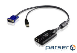 KVM adapter cable, USB, Cat 5e up to 50m, virtual media support (KA7175-AX)