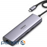 Порт-реплікатор UGREEN CM512 7-in-1 USB-C to HDMI, 2xUSB3.0, LAN, TF/SD, PD 100W (90568) (UGR-90568)