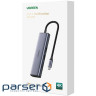 Порт-реплікатор UGREEN CM512 7-in-1 USB-C to HDMI, 2xUSB3.0, LAN, TF/SD, PD 100W (90568) (UGR-90568)
