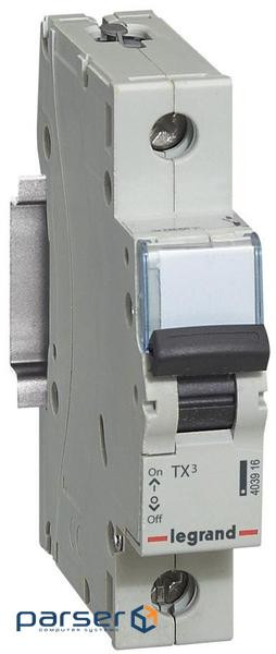 Tx3 Circuit breaker C 10a 1p 6ka (404026)
