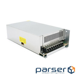 Імпульсний блок живлення 24В 25А (600Вт) перфорований (S-600-24) (S-600-24)