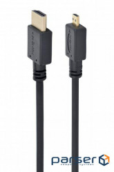 Multimedia cable HDMI A to HDMI D (micro), 1.8m Cablexpert (CC-HDMID-6)