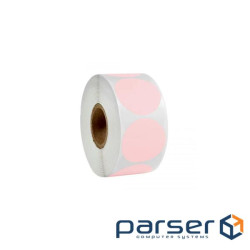Етикетка UKRMARK термо ECO 38x38/ 0.1тис, коло, рожевий (900387)