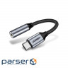 Адаптер UGREEN AV142 USB-C - mini-jack 3.5 мм Black (30632)