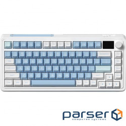 Wireless Keyboard FL ESPORTS CMK75 FLCMMK Ice Violet Switch Lake Placid Blue (CMK75-7551)